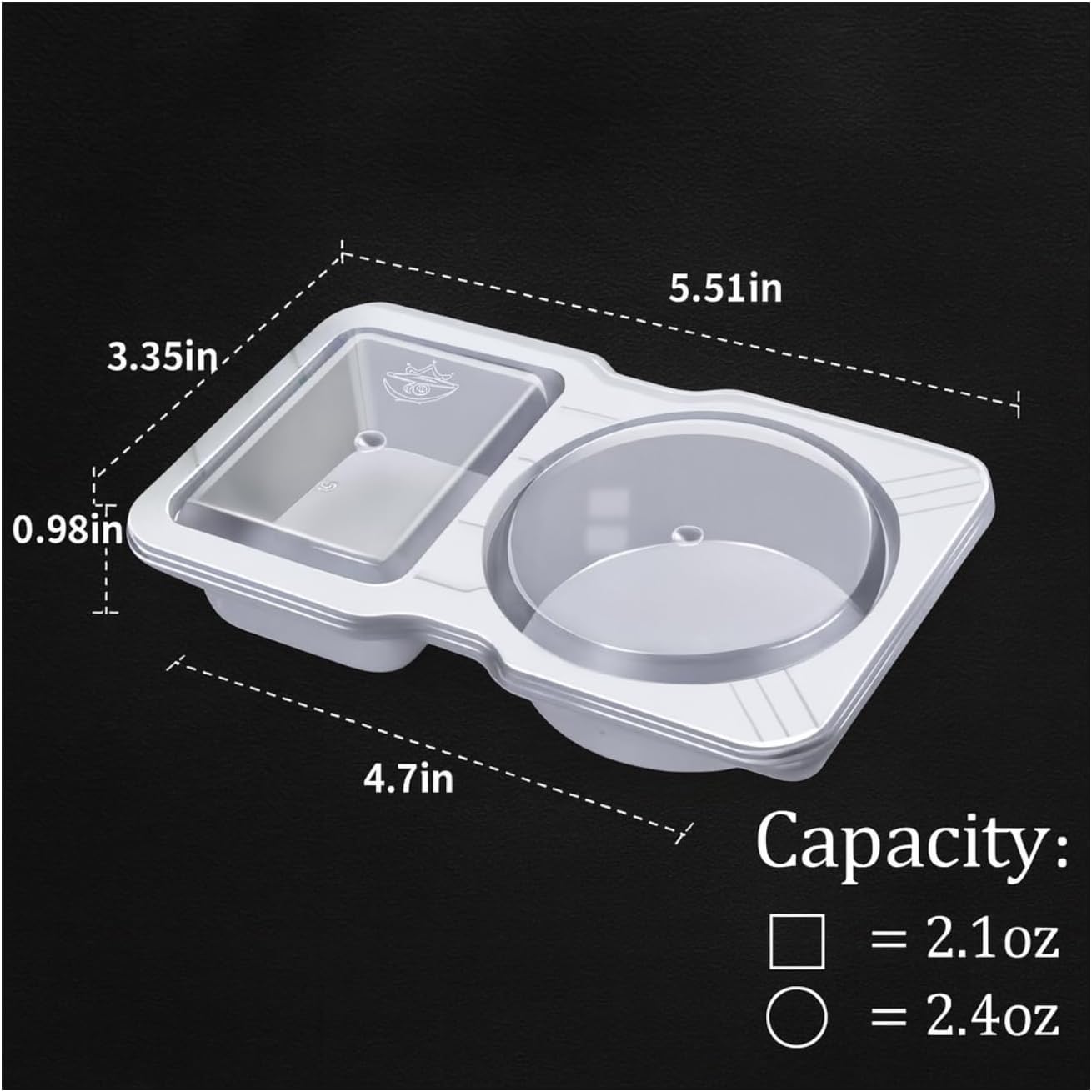 20 Pack Reusable Snack Containers with Lids – Snack Tray & Portion Control Containers, Lunch Accessories for Kids, Fruit Containers for Lunch Box, Perfect for School Lunch & Meal Prep