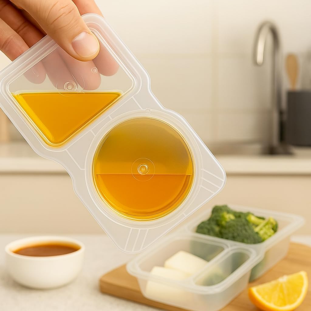 20 Pack Reusable Snack Containers with Lids – Snack Tray & Portion Control Containers, Lunch Accessories for Kids, Fruit Containers for Lunch Box, Perfect for School Lunch & Meal Prep